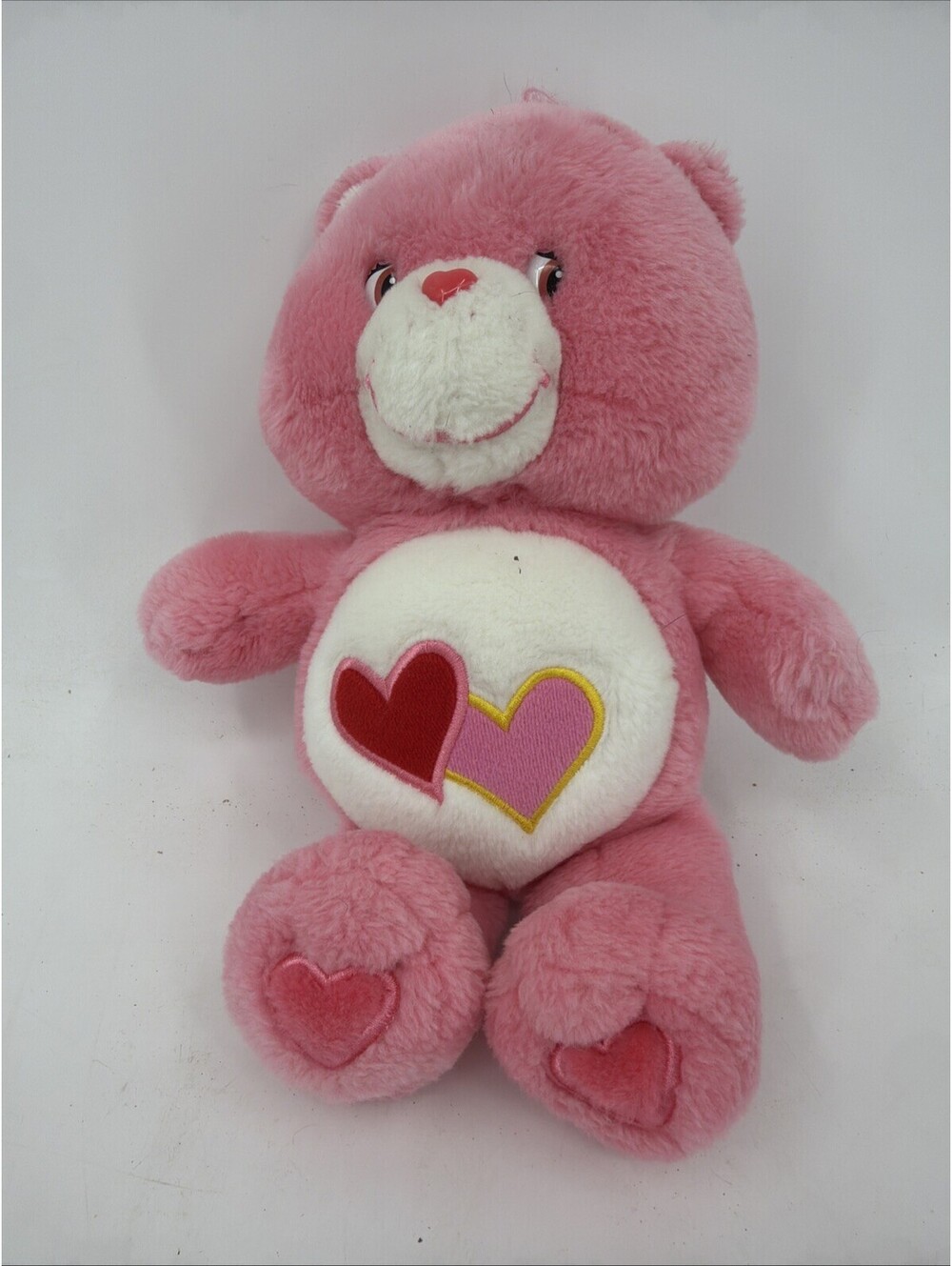 CARE BEARS ~ Pink Plush 13" TALKING  LOVE-A-LOT BEAR Stuffed Animal